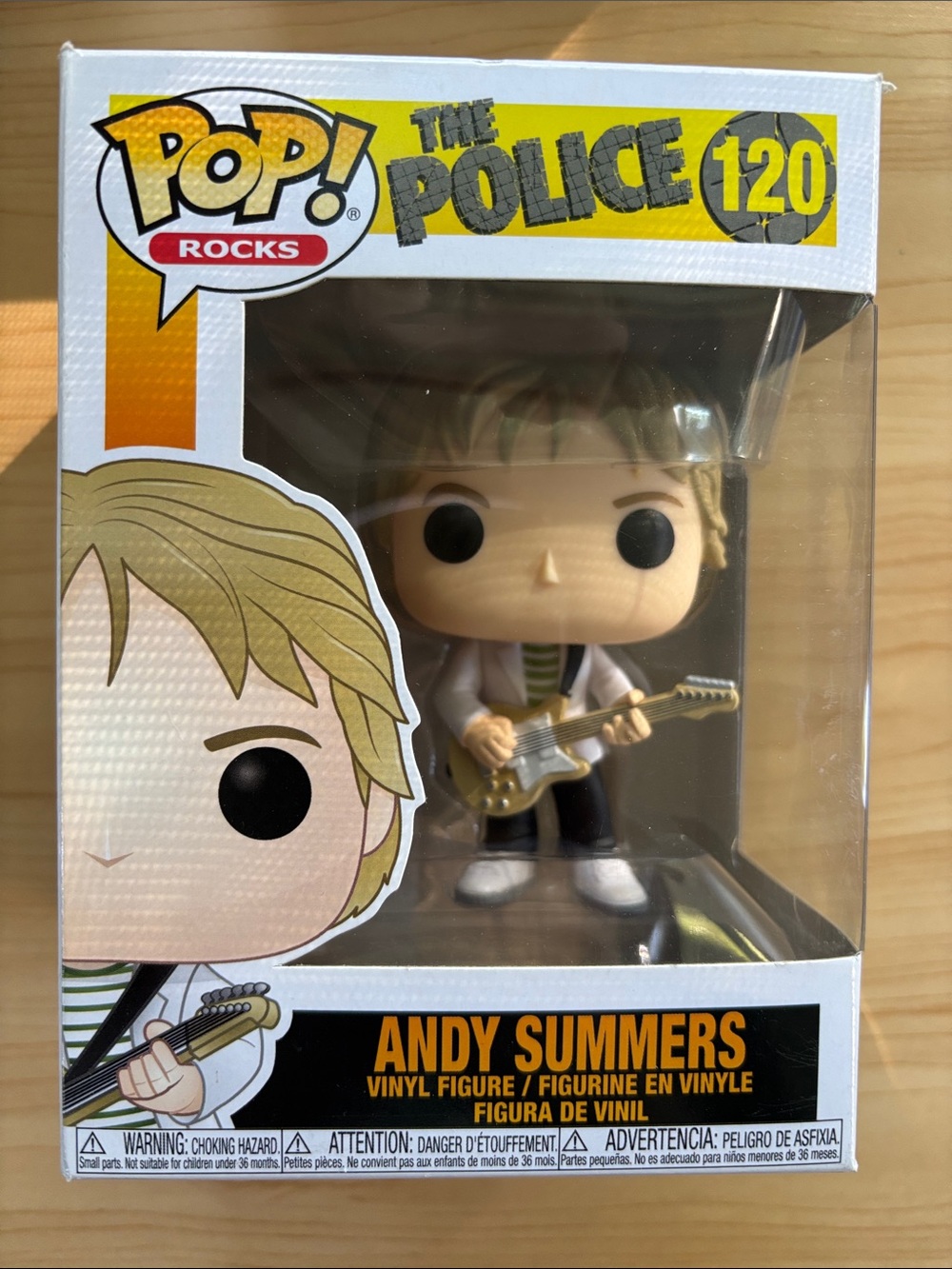 Funko Pop! Rocks Andy Summers #120 The Police 2014 Vaulted NEW in box